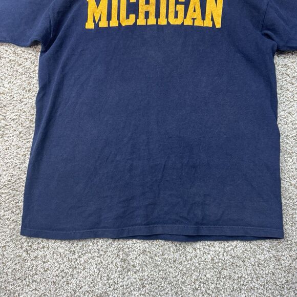 Vintage 80s Michigan Wolverines Shirt Men's Large USA Pullover Crewneck Champion - Picture 6 of 16